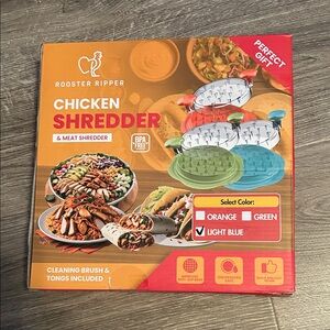 Chicken Shredder - Orange, Green, Light Blue